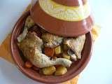 Tajine de poulet et légumes