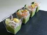 Verrines surimi - avocat épicé pour l'apéro du jeudi