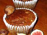 Muffins Monday #33, le marron : muffins aux figues et aux marrons