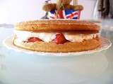 Queen Victoria cake, pour le Jubilé de la Reine (et défi fraîch'attitude #4)
