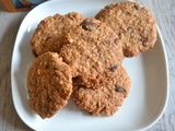 Cookies aux flocons d'avoine, noix de cajou et chocolat