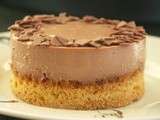 Cheesecake croustillant au chocolat