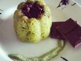 Muffins au thé matcha et chocolat