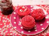 Cupcakes tout roses pour la Saint Valentin
