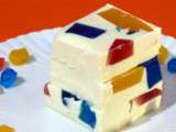 D'Anne Alassane : cheese cake, façon pana cotta, à la gelée de fruits