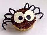 Cupcakes araignées d'Halloween (coco-chocolat)