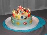 Gâteau d'anniversaire Mario Kart