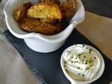 Potatoes (frites rustiques) au four