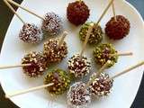 Premiers cake pops! (au chocolat)