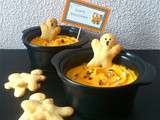 Purée de potimarron et sablés au parmesan pour Halloween... Culino Versions du mois d'Octobre