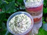 Push up cake pops au saumon et fromage frais... pour un pique-nique sur l'herbe