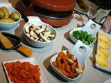 Raclette végétarienne, légumes en 4 façons