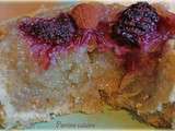 Saga des rhubarbes de Mémé, épisode 2: tarte amandine rhubarbe pistache, ou ma recette du bonheur