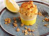 Muffins au citron et crumble croustillant