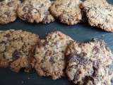 Cookies coco et pépites de choco