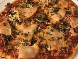 Pizza Terre Mer saumon lardons