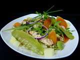 Salade de legumes printaniers & poulet persillade