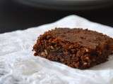 Brownies aux Amandes torréfiées {sans gluten}