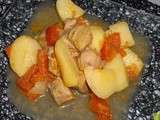 Sauté de porc aux tomates et pommes de terre ww (mijoteuse)