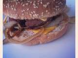 Hamburger/oignon déglacé au Soja
