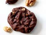 Biscuits végétaliens au chocolat et aux noix