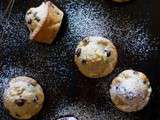 Muffins au quinoa, poires et chocolat
