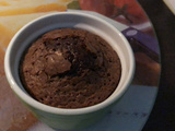 Muffin au chocolat et myrtilles