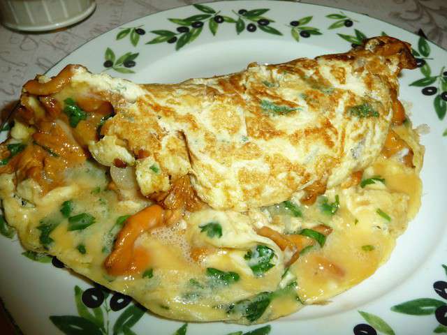 Recettes D Omelettes Et Girolles