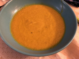Veloute carotte coco gingembre