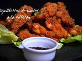 Aiguillettes de poulet à la Villeroy