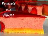 Bavarois aux fraises