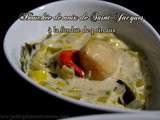Bouchée de noix de Saint-Jacques à la fondue de poireaux