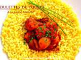 Boulettes de poulet à la sauce tomate