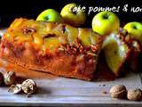 Cake aux pommes & noix
