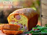 Cake aux saucisses & lardons