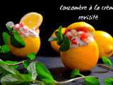 Concombre à la crème revisité