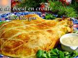 Côte de boeuf en croûte sauce foie gras