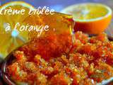 Crème brûlée à l’orange