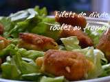 Filets de dinde roulés au fromage