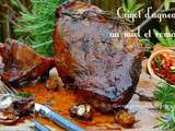 Gigot d’agneau au miel et romarin