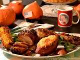 Gigue de dinde caramélisée (trilogie de Thanksgiving)