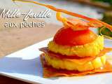 Mille-feuille aux pêches