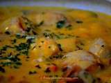 Noix de Saint-Jacques à la bisque de homard