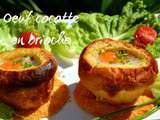 Oeuf cocotte en brioche
