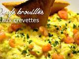 Oeufs brouillés aux crevettes