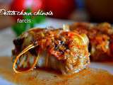 Petits choux chinois farcis