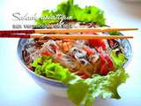 Salade asiatique aux vermicelles de soja