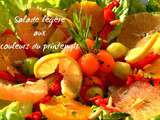 Salade légère aux couleurs du printemps