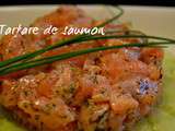 Tartare de saumon