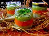 Trio de purée aux légumes de saison